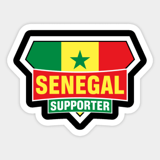 Senegal Super Flag Supporter Sticker